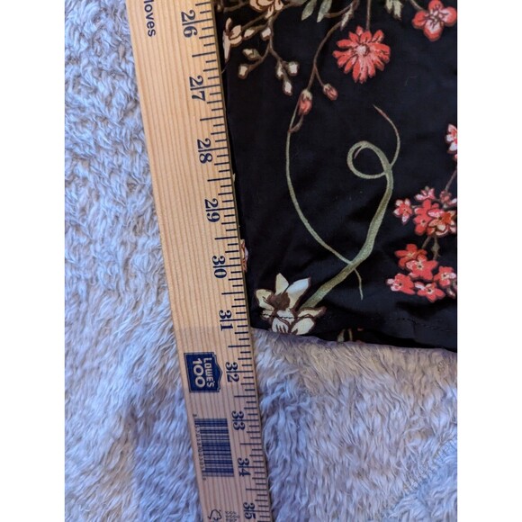 Y2K Altar'd State Jumpsuit Romper Black Floral Fairy Off Shoulder Strap Womens S - Picture 4 of 8